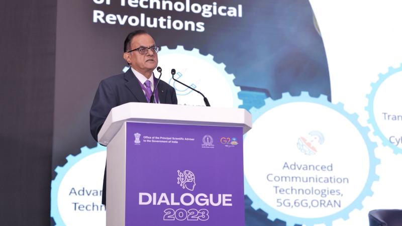 Prof. Ajay Sood, PSA delivering the keynote address at IISc