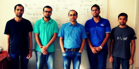 Prof. Chandan Saha with his research group