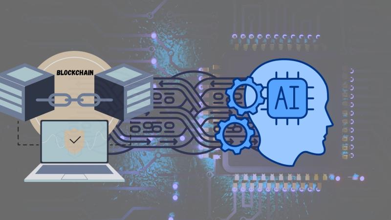 Graphical image of Block chain based AI training