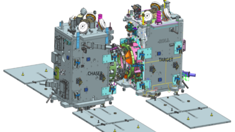 SpaDex - Chaser and Target Satellites. Credit: Isro