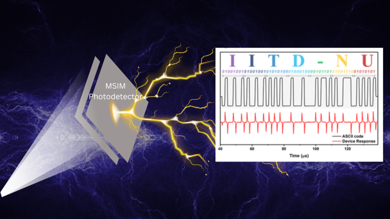 Photodetector converting light into electricity