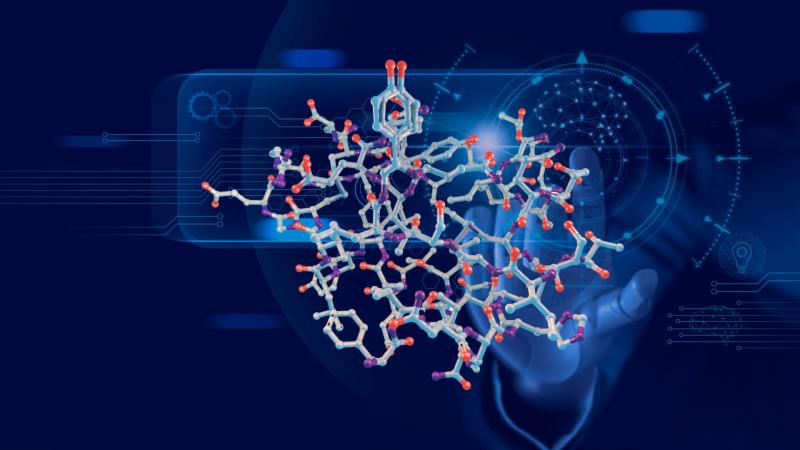 Representative image : Protein folding using Machine learning