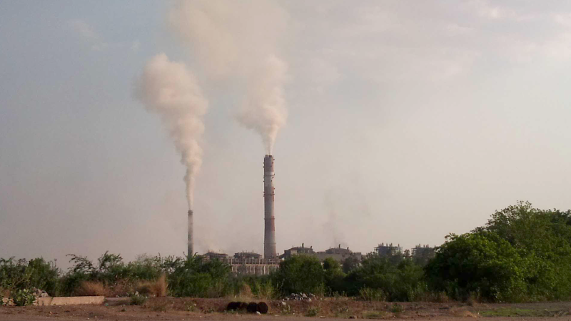 A thermal power plant in Madhya Pradesh.