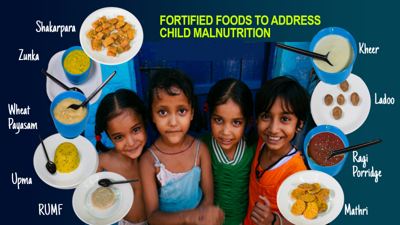 New fortified foods to combat malnutrition in India