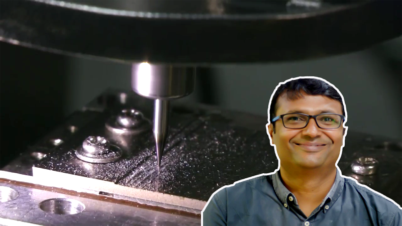 Micromachining tool in action