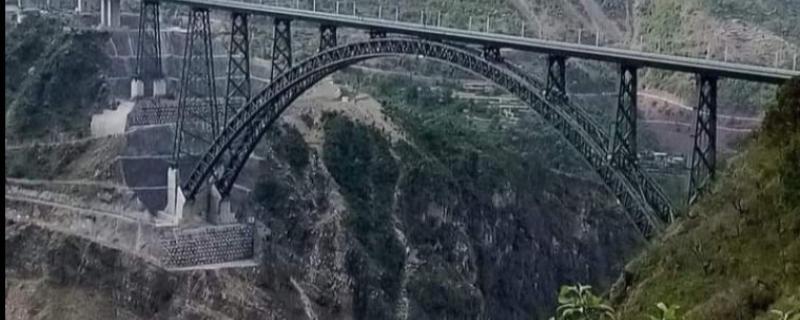 Chenab Bridge. Credit: Google user Fnp Post