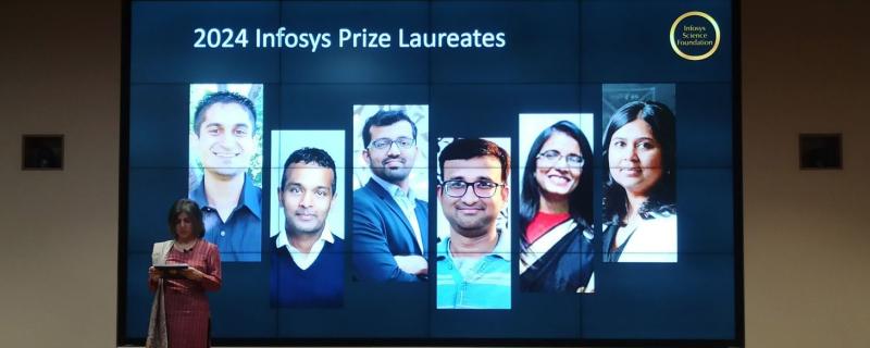 Bhavna Mehra, General Manager of Infosys Science Foundation during the announcement of the laureates.