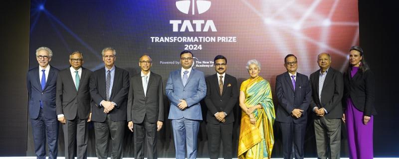 Winners of Tata Transformation Prize. 