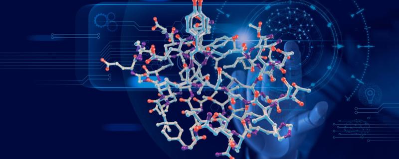 Representative image : Protein folding using Machine learning