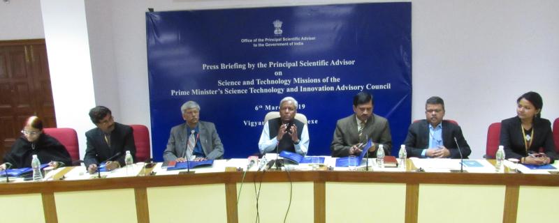 Principal Scientific Adviser details nine new science and technology missions for the country