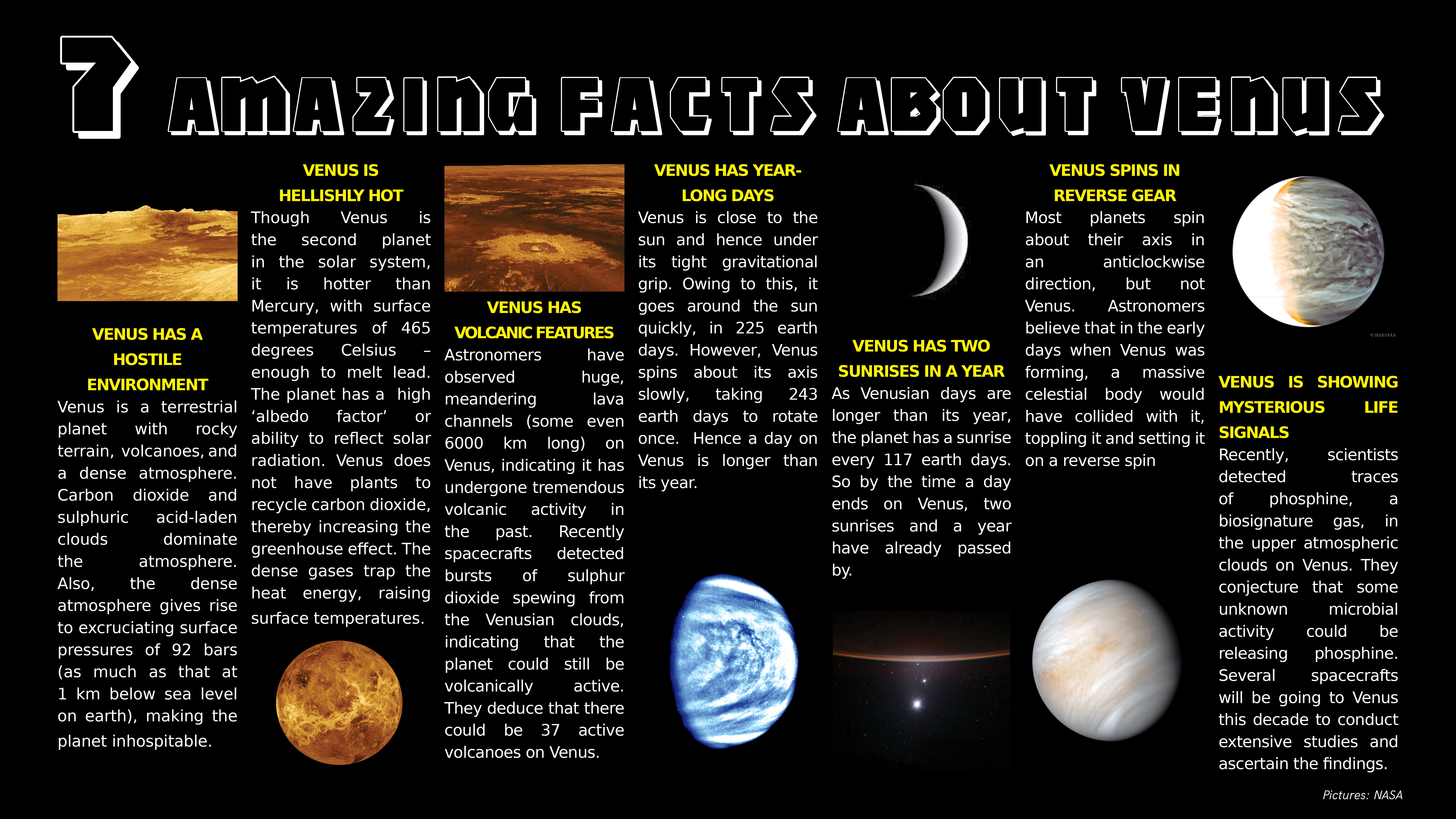 7 amazing facts about Venus
