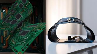 Graphical representation of flexible electronics