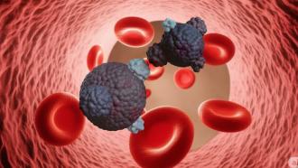 Graphical representation of cancer and blood cells