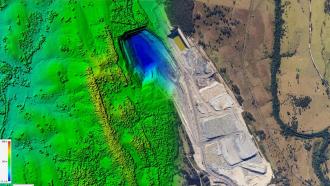 बड़े क्षेत्रों की भू-आकृतियों का कुशल त्रि-आयामी (3D) प्रतिरूपण