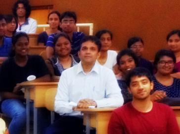 Prof. Dipankar Nandi with his students