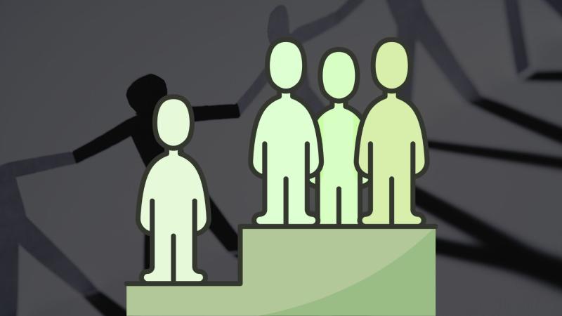 Graphical representation of a minority