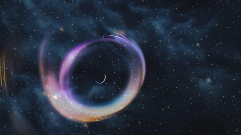 Graphical representation of a Black hole