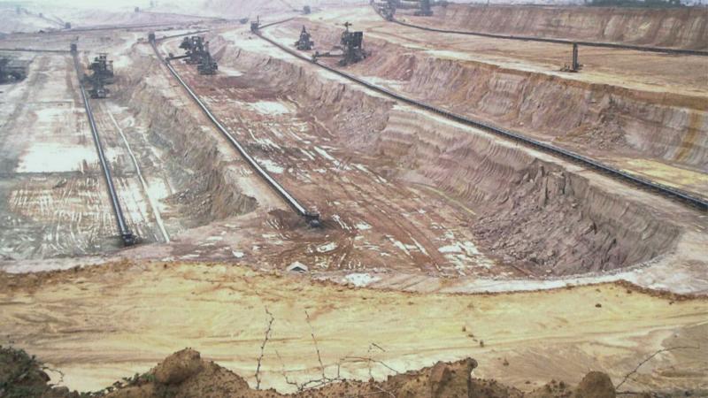 Opencast Lignite Mines at Neyveli, Tamil Nadu