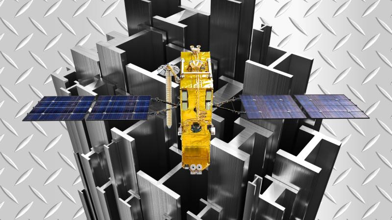 Steel for satellites