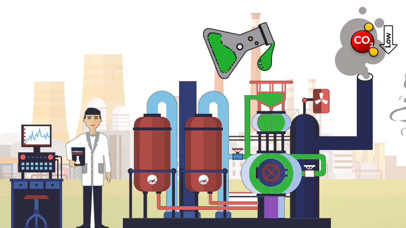 A ‘spongy’ liquid to clean up industrial carbon dioxide