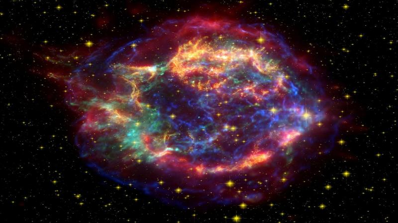 Long burst short: an unexpected supernova