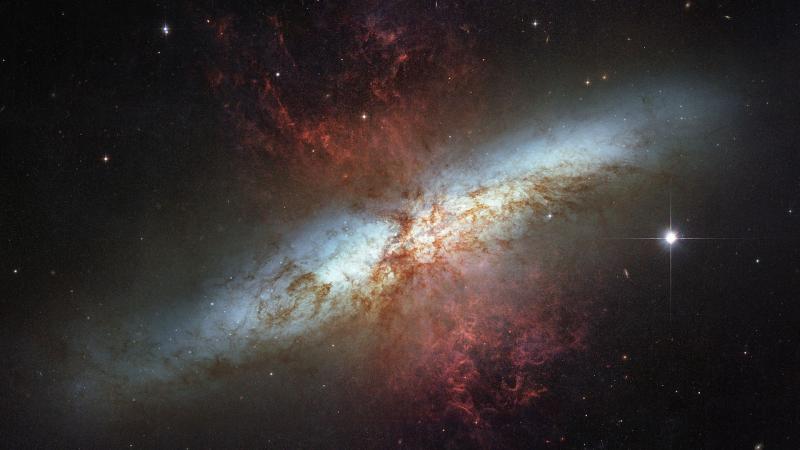 AstroSat discovers tell-tale signs of cosmic evolution from a young, dynamic galaxy