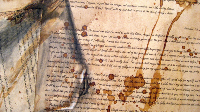 Decoding dried stains