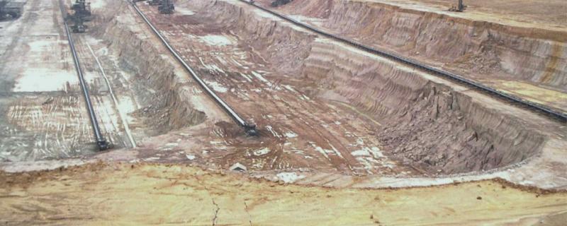 Opencast Lignite Mines at Neyveli, Tamil Nadu