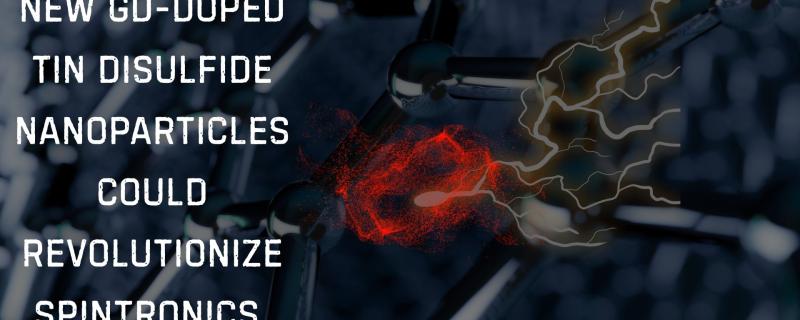 Graphical representation of nanoparticles and electricity