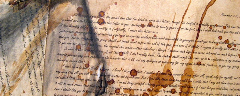 Decoding dried stains