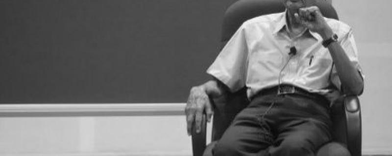 Prof. C. V. Vishveshwara, Photo Courtesy: ICTS