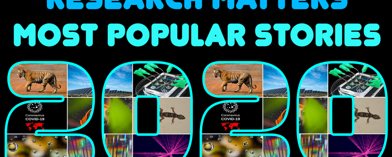 Popular Stories on Research Matters during 2020