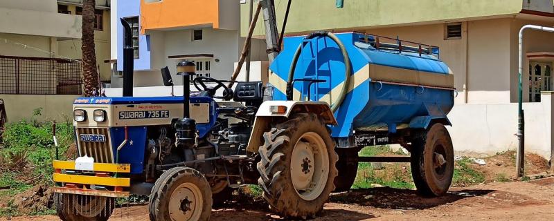 Supplying water through tankers to urban India